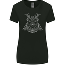 Shiba Inu Samurai Warrior Dog Womens Wider Cut T-Shirt Black