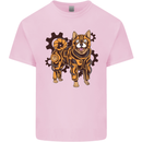 Shiba Inu Steampunk Dog Kids T-Shirt Childrens Light Pink