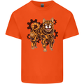 Shiba Inu Steampunk Dog Kids T-Shirt Childrens Orange