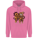 Shiba Inu Steampunk Dog Mens 80% Cotton Hoodie Azelea