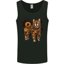 Shiba Inu Steampunk Dog Mens Vest Tank Top Black