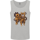 Shiba Inu Steampunk Dog Mens Vest Tank Top Sports Grey