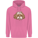 Shih Tzu Dog Head Mens 80% Cotton Hoodie Azelea