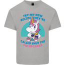Shut the Fuckupcakes Funny Offensive Unicorn Mens Cotton T-Shirt Tee Top Sports Grey