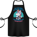 Shut the Fuckupcakes Offensive Funny Unicorn Cotton Apron 100% Organic Black