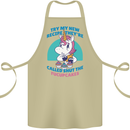 Shut the Fuckupcakes Offensive Funny Unicorn Cotton Apron 100% Organic Khaki