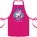 Shut the Fuckupcakes Offensive Funny Unicorn Cotton Apron 100% Organic Pink