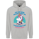 Shut the Fuckupcakes Offensive Funny Unicorn Mens 80% Cotton Hoodie Sports Grey