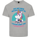 Shut the Fuckupcakes Offensive Funny Unicorn Mens Cotton T-Shirt Tee Top Sports Grey