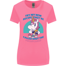 Shut the Fuckupcakes Offensive Funny Unicorn Womens Wider Cut T-Shirt Azalea
