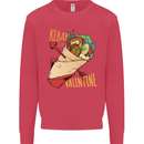 Singles Day Anti Valentines Day Kebab Kids Sweatshirt Jumper Heliconia