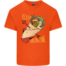 Singles Day Anti Valentines Day Kebab Kids T-Shirt Childrens Orange