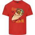 Singles Day Anti Valentines Day Kebab Kids T-Shirt Childrens Red