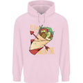 Singles Day Anti Valentines Day Kebab Mens 80% Cotton Hoodie Light Pink