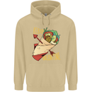 Singles Day Anti Valentines Day Kebab Mens 80% Cotton Hoodie Sand