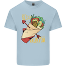 Singles Day Anti Valentines Day Kebab Mens Cotton T-Shirt Tee Top Light Blue