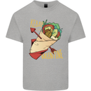 Singles Day Anti Valentines Day Kebab Mens Cotton T-Shirt Tee Top Sports Grey