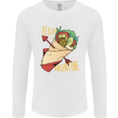Singles Day Anti Valentines Day Kebab Mens Long Sleeve T-Shirt White