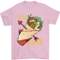 Singles Day Anti Valentines Day Kebab Mens T-Shirt 100% Cotton Light Pink