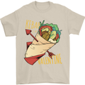 Singles Day Anti Valentines Day Kebab Mens T-Shirt 100% Cotton Sand