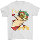 Singles Day Anti Valentines Day Kebab Mens T-Shirt 100% Cotton White