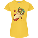 Singles Day Anti Valentines Day Kebab Womens Petite Cut T-Shirt Yellow