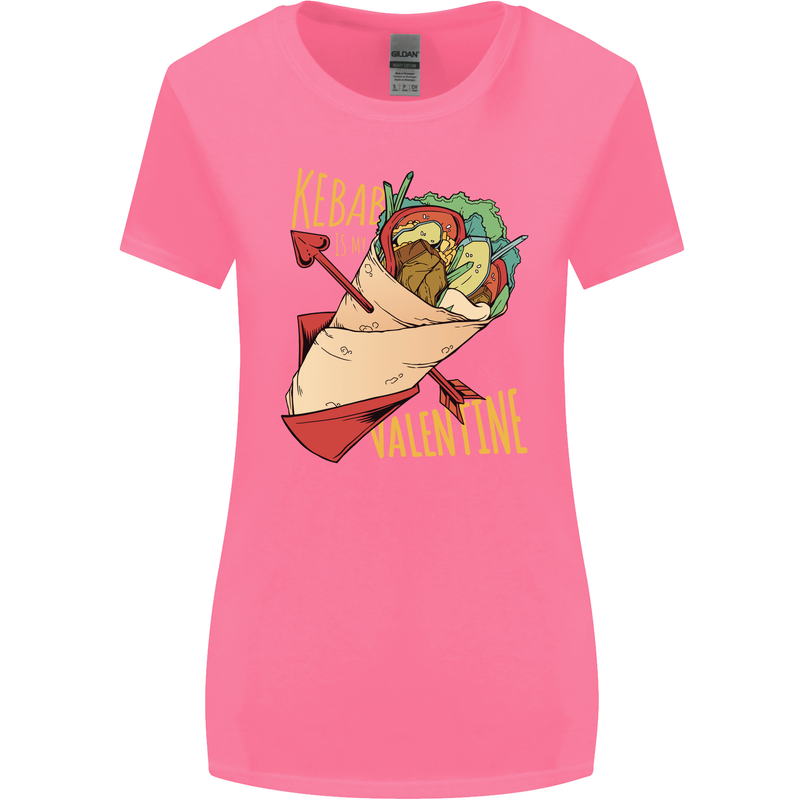 Singles Day Anti Valentines Day Kebab Womens Wider Cut T-Shirt Azalea
