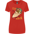 Singles Day Anti Valentines Day Kebab Womens Wider Cut T-Shirt Red