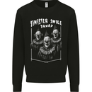 Sinister Smile Squad Evil Clowns Halloween Mens Sweatshirt Jumper Black