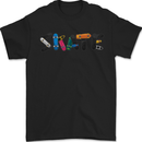 Skate Skateboard Skateboarding Mens T-Shirt 100% Cotton Black