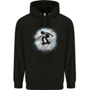 Skateboard Cloud Skateboarder Childrens Kids Hoodie Black