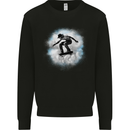 Skateboard Cloud Skateboarder Mens Sweatshirt Jumper Black