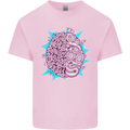 Skatepark Brain Skateboarding Skateboard Kids T-Shirt Childrens Light Pink