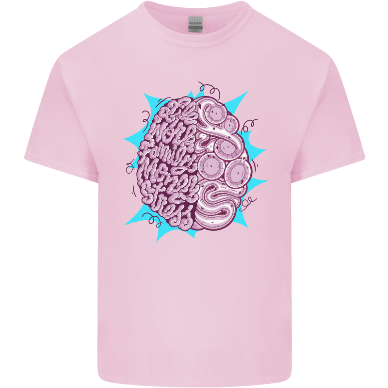 Skatepark Brain Skateboarding Skateboard Kids T-Shirt Childrens Light Pink