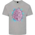 Skatepark Brain Skateboarding Skateboard Kids T-Shirt Childrens Sports Grey