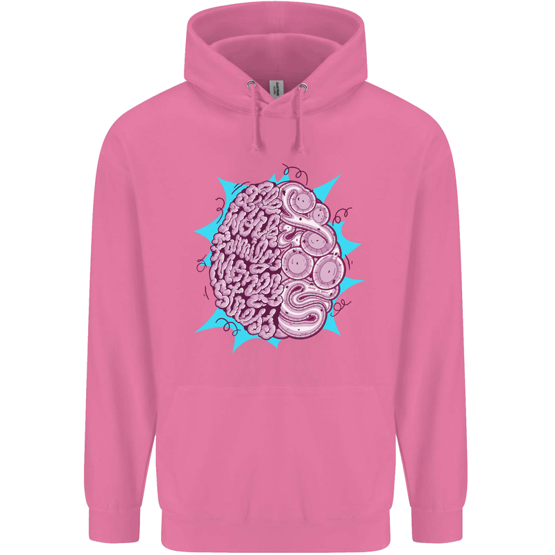 Skatepark Brain Skateboarding Skateboard Mens 80% Cotton Hoodie Azelea