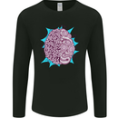 Skatepark Brain Skateboarding Skateboard Mens Long Sleeve T-Shirt Black