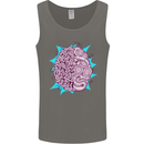 Skatepark Brain Skateboarding Skateboard Mens Vest Tank Top Charcoal