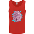 Skatepark Brain Skateboarding Skateboard Mens Vest Tank Top Red