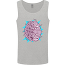 Skatepark Brain Skateboarding Skateboard Mens Vest Tank Top Sports Grey