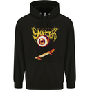 Skater Eye Skateboarding Skateboard Mens 80% Cotton Hoodie Black