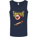 Skater Eye Skateboarding Skateboard Mens Vest Tank Top Navy Blue