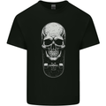 Skater Skull Skateboard Skateboarding Kids T-Shirt Childrens Black