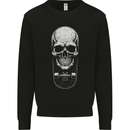 Skater Skull Skateboard Skateboarding Mens Sweatshirt Jumper Black