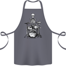 Skeleton Drummer Drumming Drums Cotton Apron 100% Organic Steel