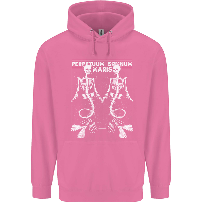Skeleton Mermaids Eternal Sleep of the Sea Skulls Childrens Kids Hoodie Azalea