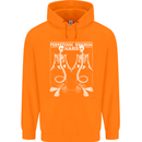 Skeleton Mermaids Eternal Sleep of the Sea Skulls Childrens Kids Hoodie Orange