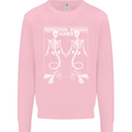 Skeleton Mermaids Eternal Sleep of the Sea Skulls Kids Sweatshirt Jumper Light Pink
