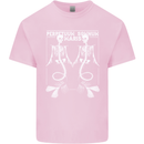 Skeleton Mermaids Eternal Sleep of the Sea Skulls Kids T-Shirt Childrens Light Pink
