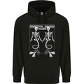 Skeleton Mermaids Eternal Sleep of the Sea Skulls Mens 80% Cotton Hoodie Black